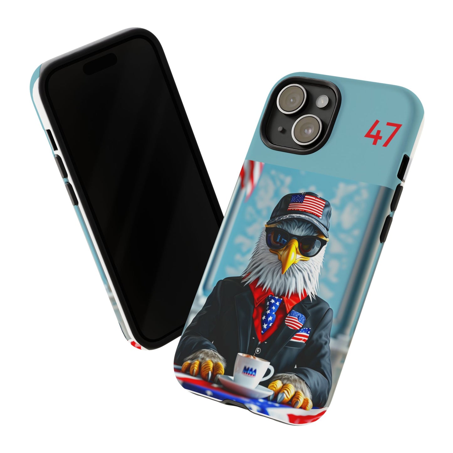 Bald Eagle Black Suit 47 : Tough Cases iPhone