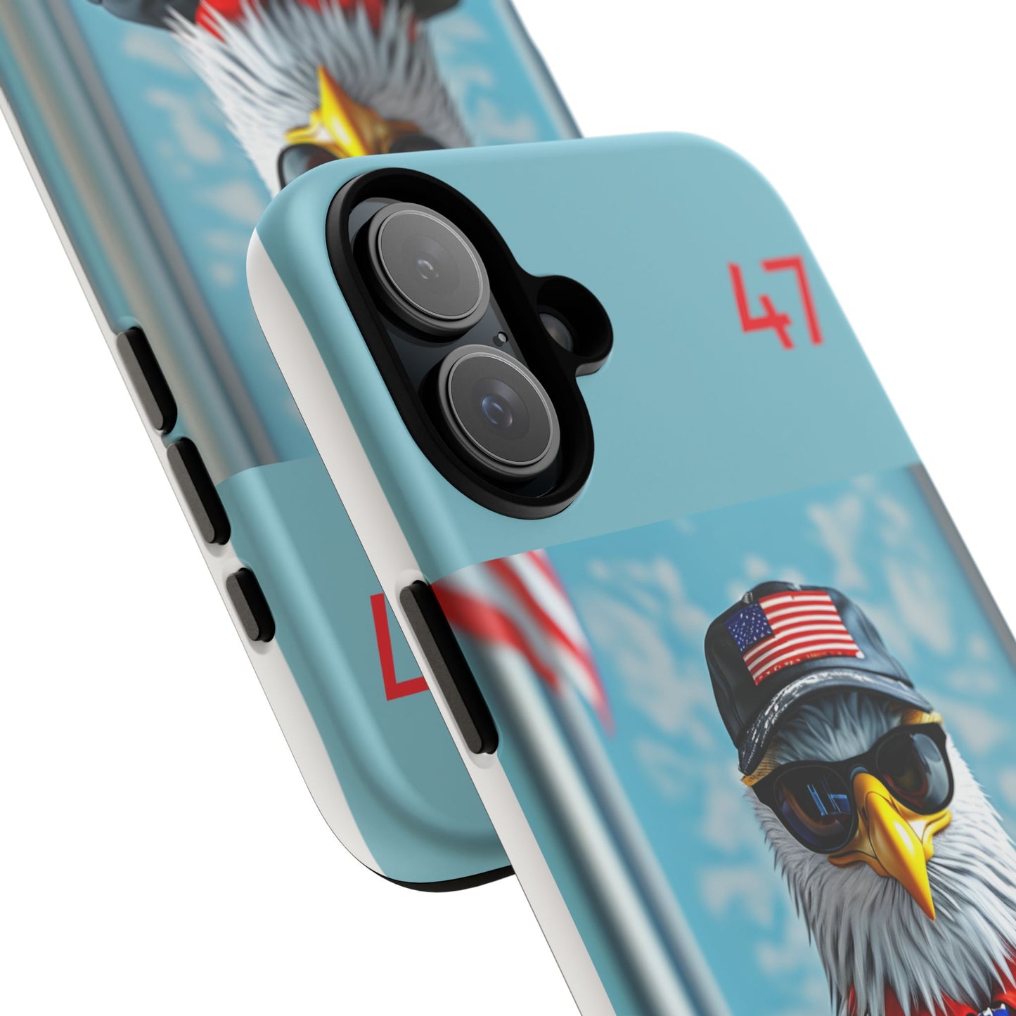 Bald Eagle Black Suit 47 : Tough Cases iPhone