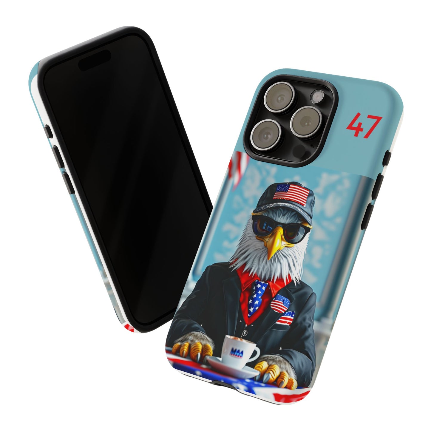 Bald Eagle Black Suit 47 : Tough Cases iPhone