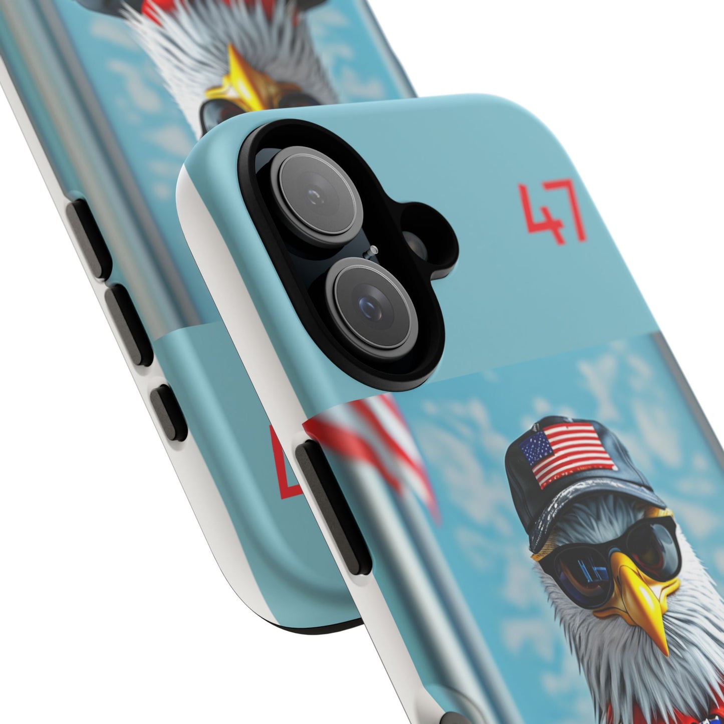 Bald Eagle Black Suit 47 : Tough Cases iPhone