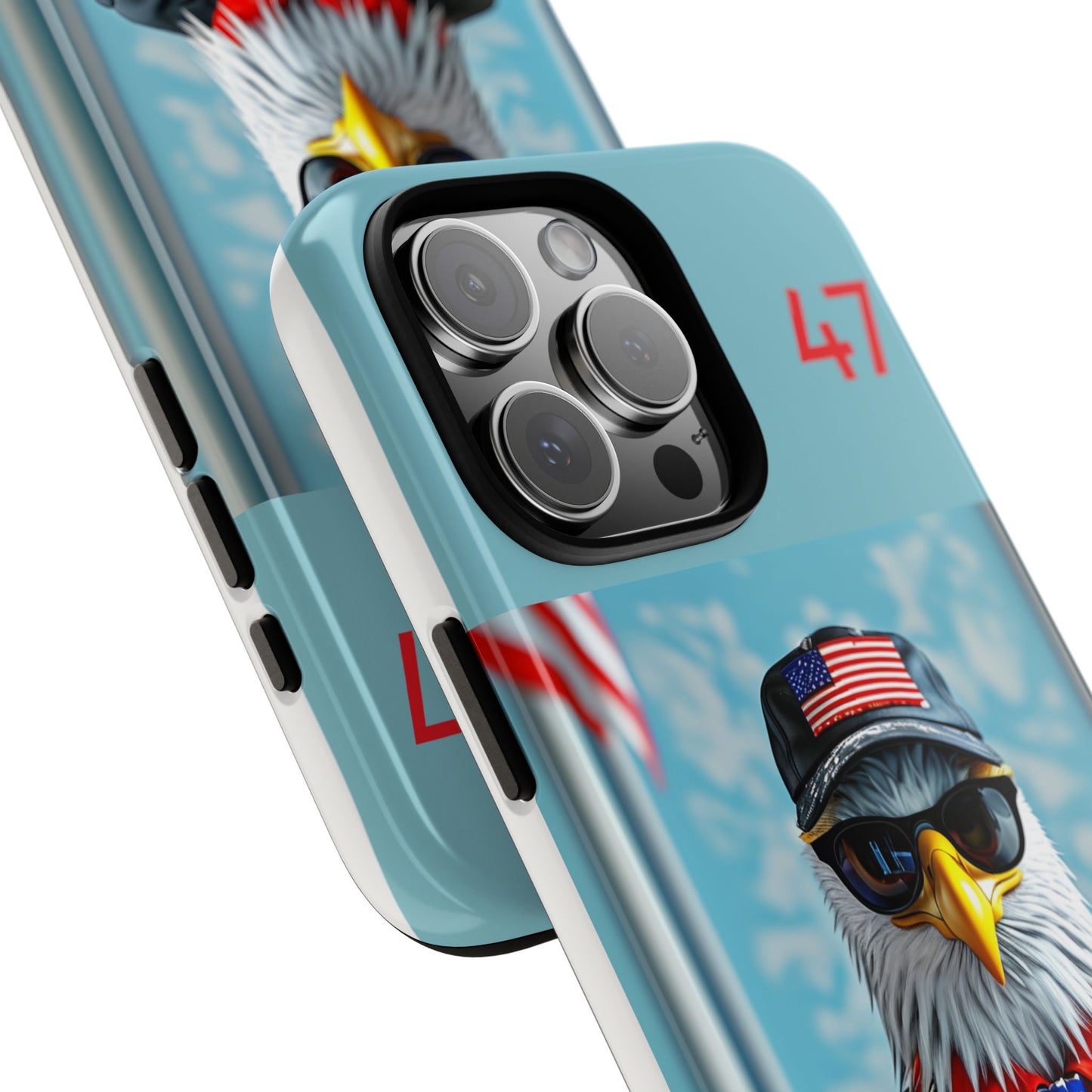 Bald Eagle Black Suit 47 : Tough Cases iPhone