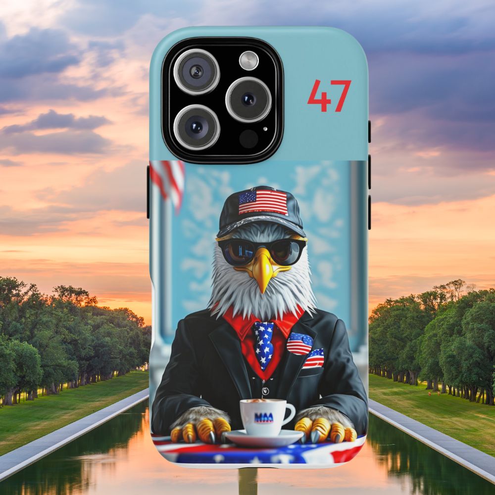 Bald Eagle Black Suit 47 : Tough Cases iPhone