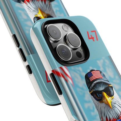 Bald Eagle Black Suit  47 : Tough Cases iPhone